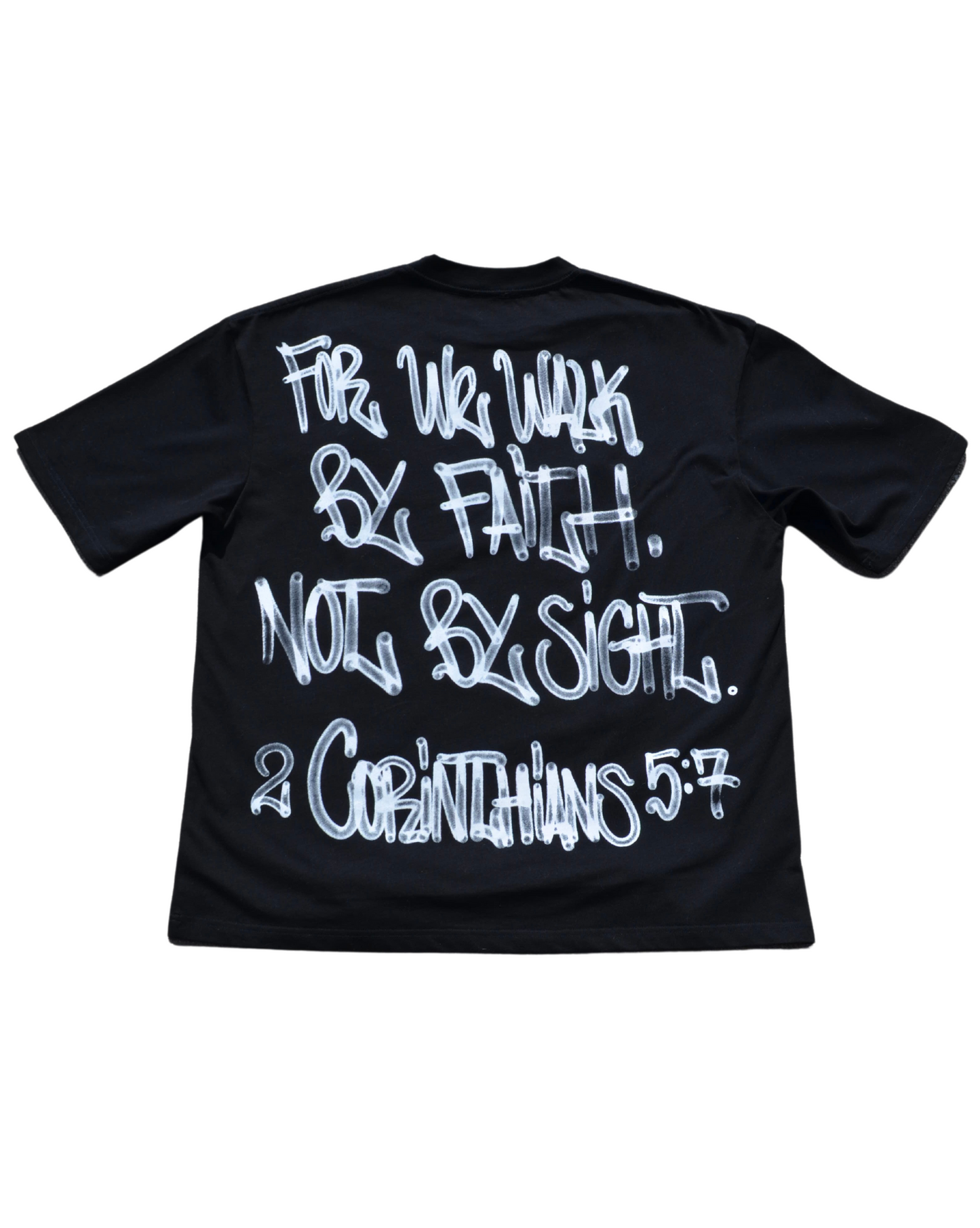 WALK BY FAITH TEE - BLACK