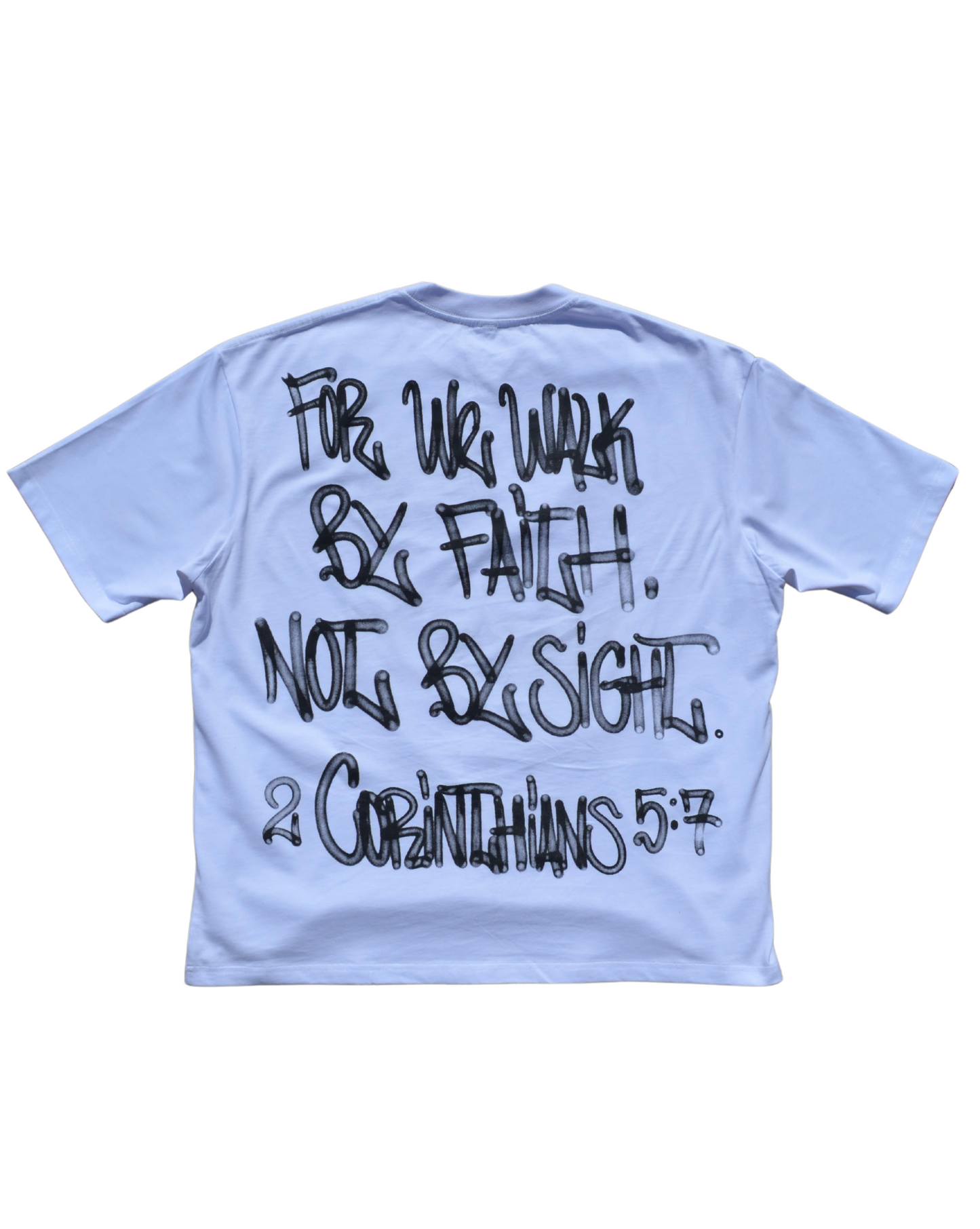 WALK BY FAITH TEE - WHITE